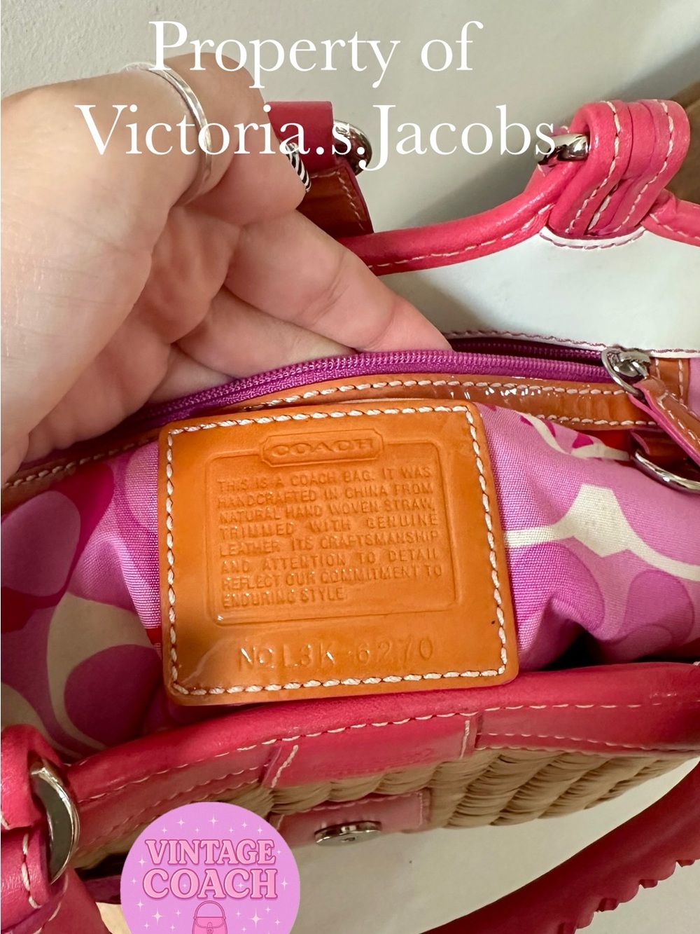 Coach butterfly basket (2/2) - Picture 11 of 11